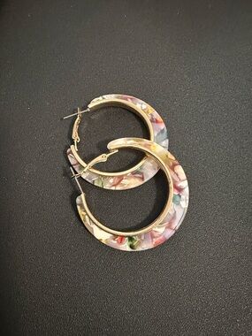 Multicolor Hoop Earrings